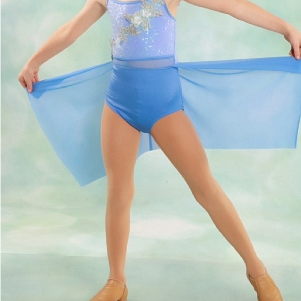 Kids Blue Dance Costume